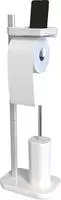 Bischof WC-Garnitur "Stena" aus Aluminium Kunststoff WC-Komplettsystem,