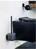 Wenko Quadro WC-Garnitur Edelstahl schwarz, ohne Bohren (71450800)
