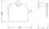 Aloni Toilettenpapierhalter mit Deckel Schwarz Matt (CR2112-B)