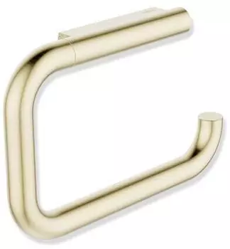 Hewi Serie 480 WC-Papierhalter 480.21.00070LP klappbar, PVD beschichtet, messing geb&uuml;rstet