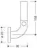 Hewi Serie 477/801 Reserve-Papierhalter sand