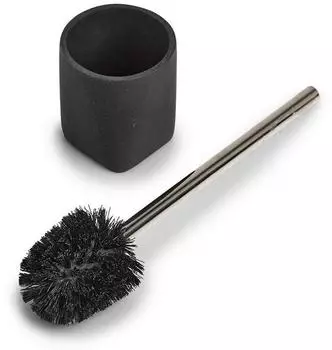 Zeller WC-B&uuml;rste "Dark Stone" Polyresin, schwarz (18893)