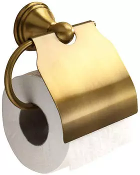 Gedy Romance Toilettenpapierhalter mit Deckel Bronze (7525-44)