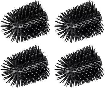 Wenko WC-B&uuml;rste Ersatzkopf Silikon Anti-Haft &Oslash;7,5cm, 4er-Set (71665800)