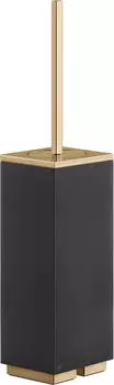 Gessi Rettangolo Stand-Toilettenbürstengarnitur Schwarz Warm Bronze PVD (20844735)