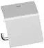 Hansgrohe AddStoris S Toilettenpapierhalter mit Deckel, Chrom (41783000)