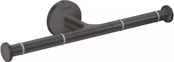 Axor Papierrollenhalter 42857340 doppelt, Wandmontage, brushed black chrome