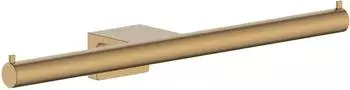 Hansgrohe AddStoris S Doppelpapierrollenhalter gebürstete Bronze (41768140)