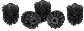 Relaxdays WC-B&uuml;rstenkopf Ersatz 10er-Set, schwarz, 12mm