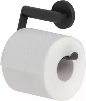 Tiger Noon Toilettenpapierhalter ohne Klappe, Schwarz Matt (1321530746)
