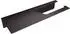 Designfabrik Hamburg Toilettenpapierhalter mit Ablage, selbstklebend, Metall, Schwarz matt (DFHH TPH)