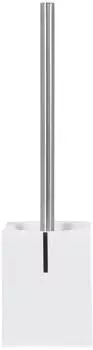 MSV Dubai Toilettenbürste mit Halter, Polyresin, Weiß (140363)