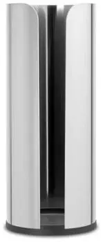 Brabantia ReNew Toilettenpapierhalter, 3 Rollen, Brilliant Steel (280580)