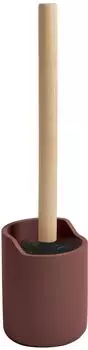 Spirella Sybella Berry Toilettenbürste mit Halter, Bordeaux, Ø9,4x37cm (10.22379)
