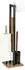 Wenko Rivalta WC-Garnitur mit Toilettenpapierhalter, Akazienholz, schwarz (25784100)