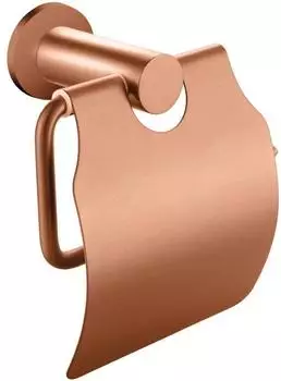 Aloni Toilettenpapierhalter mit Deckel, geb&uuml;rstetes Kupfer (CR2112-BC)