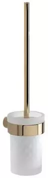Gedy Pirenei Wand-WC-B&uuml;rstenhalter Gold/Glas Satin (PI330387)