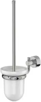 Lenz Elektronik PISA WC-B&uuml;rstenhalter Chrom, satiniertes Glas (5109602)