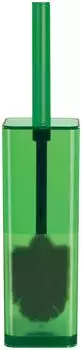 Spirella Cubo WC-Bürstengarnitur, transparent, grün (10.15307)