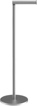 Intirilife Toilettenpapierhalter freistehend, Edelstahl, 55cm (IL-100699)