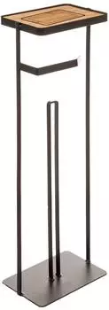 Generique Toilettenpapierhalter "Modern" 3-in-1, Metall, anthrazit