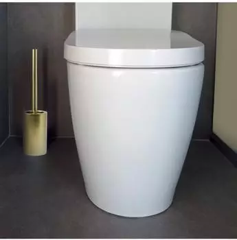 Spirella WC-B&uuml;rste mit Keramikhalter, Rohr mattgold (MSV23-10/22514)