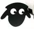 DanDiBo Toilettenpapierhalter Schaf 3.0, freistehend, schwarz, Metall (3.0)