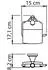 Sapho Nevis Toilettenpapierhalter mit Deckel, chrom (NV2513)