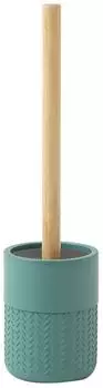 Gedy Thea WC-Bürste Resin grün, Bambus-Griff (TH33)