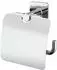 Lenz Elektronik Varo Toilettenpapierhalter mit Deckel, chrom (4313702)