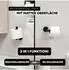 bremermann PIAZZA BLACK Toilettenpapierhalter 2in1, Edelstahl matt schwarz