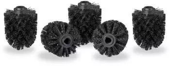 Relaxdays WC-B&uuml;rstenkopf Ersatz 12mm schwarz, 10er-Set