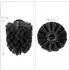 Relaxdays WC-Bürstenkopf Ersatz 12mm schwarz, 10er-Set