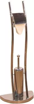 HOFMANN LIVING AND MORE WC-Garnitur Metall, chromfarben (64162613-0)
