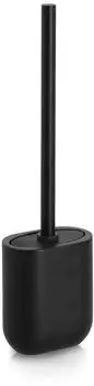 Zeller SOLVEIG WC-Bürste Polyresin/Edelstahl/TPR, schwarz (18988)