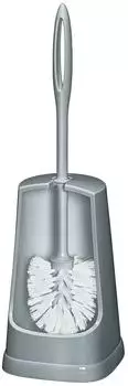 Wenko WC-Garnitur Simple grau, Kunststoff (23442100)