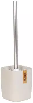 MSV Iguacu WC-B&uuml;rste mit Halter, Zement, wei&szlig; (141709)