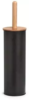 Zeller WC-B&uuml;rste Metall/Bambus, schwarz (18909)