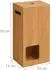 Relaxdays Toilettenpapier-Aufbewahrungsbox Bambus, 8 Rollen