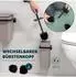 bremermann Savona Bad-Set 2-tlg. Softtouch, eckig, taupe, Kunststoff