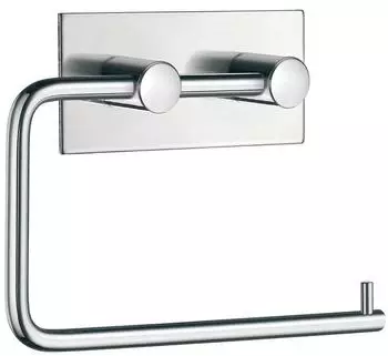 Smedbo Toilettenpapierhalter selbstklebend, Edelstahl verchromt (BK1098)