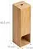 Relaxdays Toilettenpapier-Ersatzrollenhalter stehend, Bambus, 4 Rollen, 46,5x14x14cm