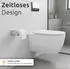 ECENCE Toilettenpapierhalter selbstklebend, Edelstahl 304, chrom