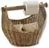 Loberon Liope Toilettenpapierhalter Rattan, braun (19486-2-1)