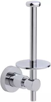 tesa LOXX WC-Rollenhalter, selbstklebend, Metall, Chrom (40285-00000-00)