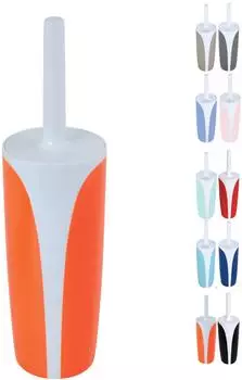 MSV Kandy WC-B&uuml;rste mit Halter, Polyresin, orange (142084)