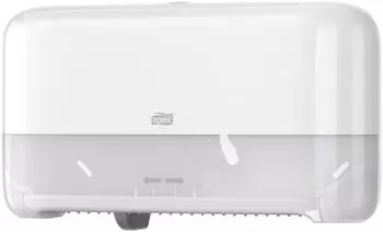 Tork OptiServe T7 Doppelrollenspender h&uuml;lsenlos, Kunststoff, wei&szlig; (558060)