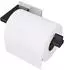 Mai & Mai Lino-03 Toilettenpapierhalter Edelstahl, matt schwarz/Nickel gebürstet, 185mm (Lino-03)