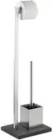 Wenko WC-B&Uuml;RSTENKOMBINATION Schiefer 21x76x11 cm