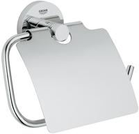 GROHE Essentials WC Papierhalter mit Deckel, Accessoires, 40367001, chrom